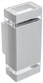 Lámpa Fali Lámpa NESSA 2 irányú, GU10, MAX. 50W, IP54, AC220-240V, 50/60Hz, szürke