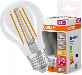 Led izzó E27 A60 7W 60W 806lm 2200-2700K Meleg 320° Tompítható