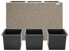 Casaria® Virágcserép 83x30,5x60cm - krém