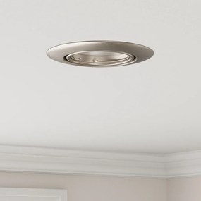 Beépíthető Spotlámpák 24 db Kerek GU10 Ezüst Ø90 mm Acél