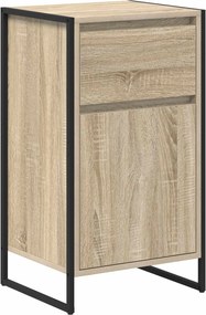 vidaXL Széf fiókkal Sonoma 81 x 36 x 150.5 cm Faanyag