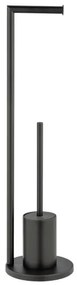 WENKO 25675100 - FERLA WC-szett, 18 x 69,5 cm, fekete