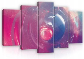 Vászonkép 100x60 Absztrakt Futurizmus Kozmosz Galaxis Energia Dinamika