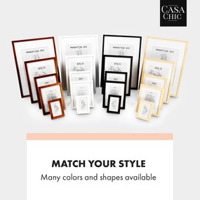 Casa Chic Kenton, képkeret, téglalap alakú, DIN A1, paszpartu, plexi