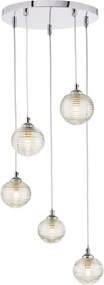 Dar Lighting modern függeszték federico csiszolt króm darfed0550-08