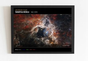 Poszter James Webb Nasa Tarantula Nebula 70x50cm