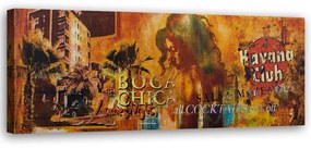 Gario Vászonkép Havanna klub kollázs Méret: 90 x 30 cm