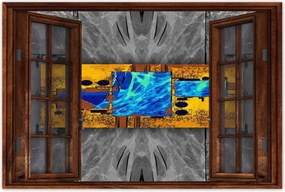 Poszterek 120x80 Kék csillogás