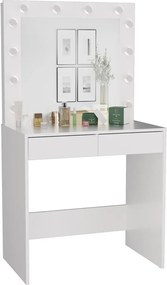 Marina 2S fésülködő asztal, fehér