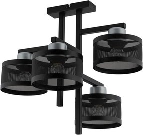 SIGMA LIGHTING 32136 OFF Ernyős Mennyezeti Lámpa Fekete, Ezüst E27 IP20