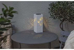 Albaleaf fehér fém napelemes világító LED dekoráció - Star Trading