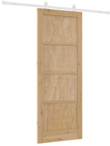 Tolóajtó Szett ORKDAL Természetes és fehér 83 x 211 cm