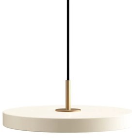 Krémszínű LED dimmelhető függőlámpa fém búrával ø 31 cm Asteria Plus Mini – UMAGE