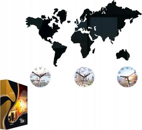 Falióra Modern Stílusban Akril Térkép 70 x 51 Nyomtatott Pajzsok