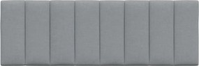 világosszürke szövet fejtámla párna Hanko 120 cm