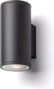RENDL LIZZI II fali lámpa antracit 230V LED GU10 2x8W IP54