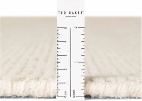 Krémszínű kézi szövésű gyapjú kerek szőnyeg ø 160 cm Greenwich – Ted Baker