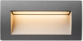 RENDL GORDIQ L süllyesztett lámpa antracitszürke 230V LED 3W IP65 3000K
