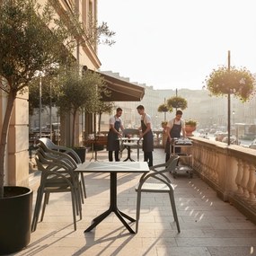 Rakásolható szék, szürke, ALFIO