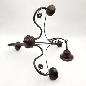 Brilagi - LED Csillár láncon COTTAGE 3xG9/40W/230V barna/fehér