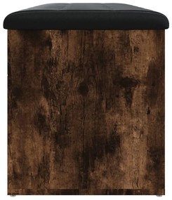 füstös tölgy színű szerelt fa tárolópad 102 x 42 x 45 cm