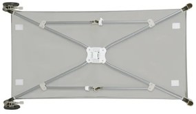 Lionelo - Utazóágy FLOWER Cappuccino