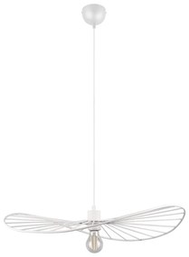 Fehér függőlámpa ø 60 cm Chapeau – Reality