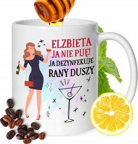 Bögre Erzsébet Barátnőknek Ajándék Nyomtatott Fehér 330ml