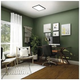 LED Mennyezeti lámpa FLORI LED/18W/230V 4000K fekete 29x29 cm