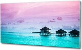 Fotó kép edzett üveg Folyó ősszel 100x70