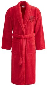 EMI mikroszálas piros fürdőköpeny, L