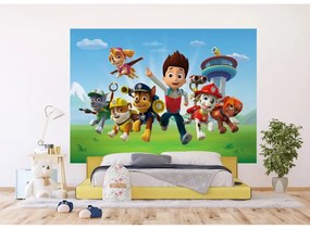 Mancs őrjárat gyermek fotótapéta 251 x 182 cm, 4 részből álló tapéta