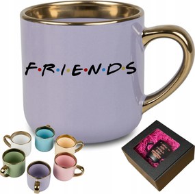 Nagy bögre Friends XXL 400ml személyre szabható, ajándék, teás kávéhoz