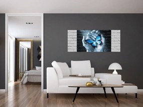 A pillangó képe a falon (120x50 cm)