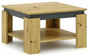 Hudson A dohányzóasztal, artisan tölgy / antracit