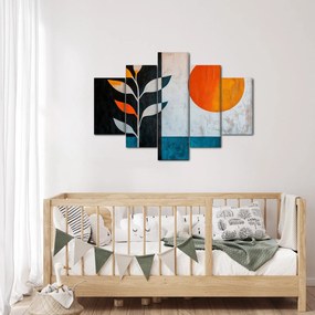 Kép - Növény és nap absztrakciója (150x105 cm)