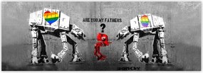 Fotótapéták 624x219 Are you my fathers Banksy