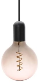 LED Izzó FILAMENT SPIRAL G125 E27/4W/230V 2000K szürke/rózsaszín