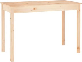 vidaXL tömör fenyőfa ebédlőasztal 110 x 55 x 75 cm