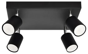 LED Spotlámpa TUNE 4xGU10/4,8W/230V fekete