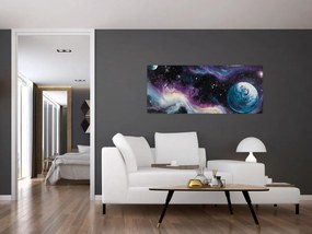 Kép - Festett univerzum (120x50 cm)