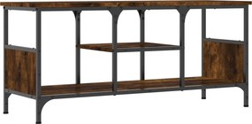 vidaXL sonoma tölgy színű szerelt fa és vas TV-szekrény 100x35x45 cm