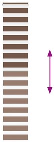 zebrafüggönnyel barna szövetszélesség 45,9 cm poliészter