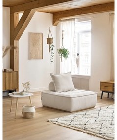 Fehér zsenília fotel Elisa – Bobochic Paris