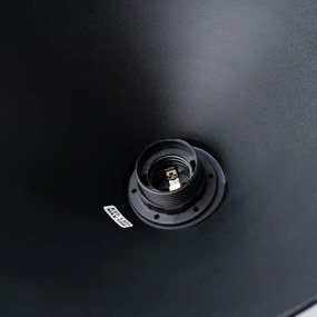 Sollux SL.1326 - Csillár zsinóron ZUMA 1xE27/15W/230V átm. 30 cm fekete