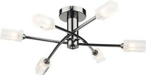 Dar Lighting MORGAN MOR6467 Plafonlámpa 6x25W/G9