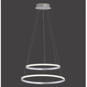 Leuchten Direkt 11525-21 - LED Csillár zsinóron CIRCLE 1xLED/15W/230V + LED/25W