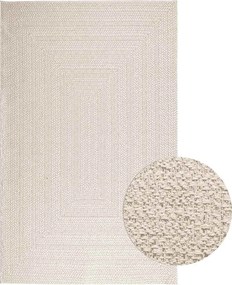 vidaXL ZIZUR krém juta hatású beltéri és kültéri szőnyeg 160x230 cm