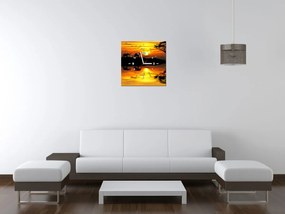 Gario Órás falikép Afrika Méret: 60 x 40 cm