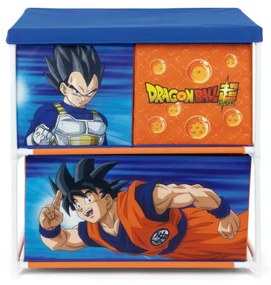 Dragon Ball játéktároló állvány 3 rekeszes 53x30x60 cm